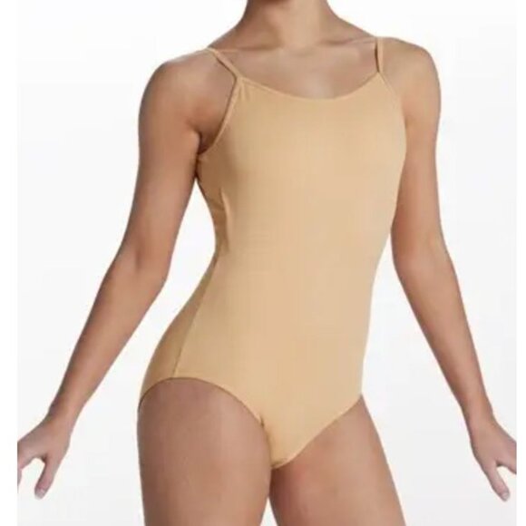 Balera Dancewear Tan Low Back Camisole Leotard MT757N Size XXL - Picture 1 of 4